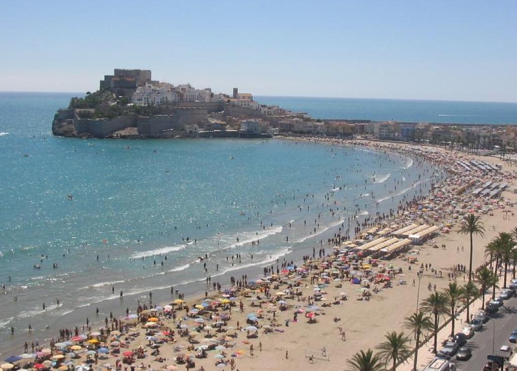 Apartamentos Rayos De Sol Peniscola Bagian luar foto